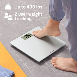 Health o Meter HDM171DQ 60 Glass Weight Tracking Scale, 4.15 Pound