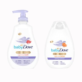 Baby Dove Calming Moisture Head to Toe Baby Wash 400 ml + Lotion 400ml