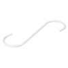 Wake Industry Kabette Wall Storage S-Shaped Hook, White, 5.9 inches