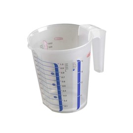 Curver 168123 Messbecher, Polypropylen, transparent, 19 x 17 x 14 cm