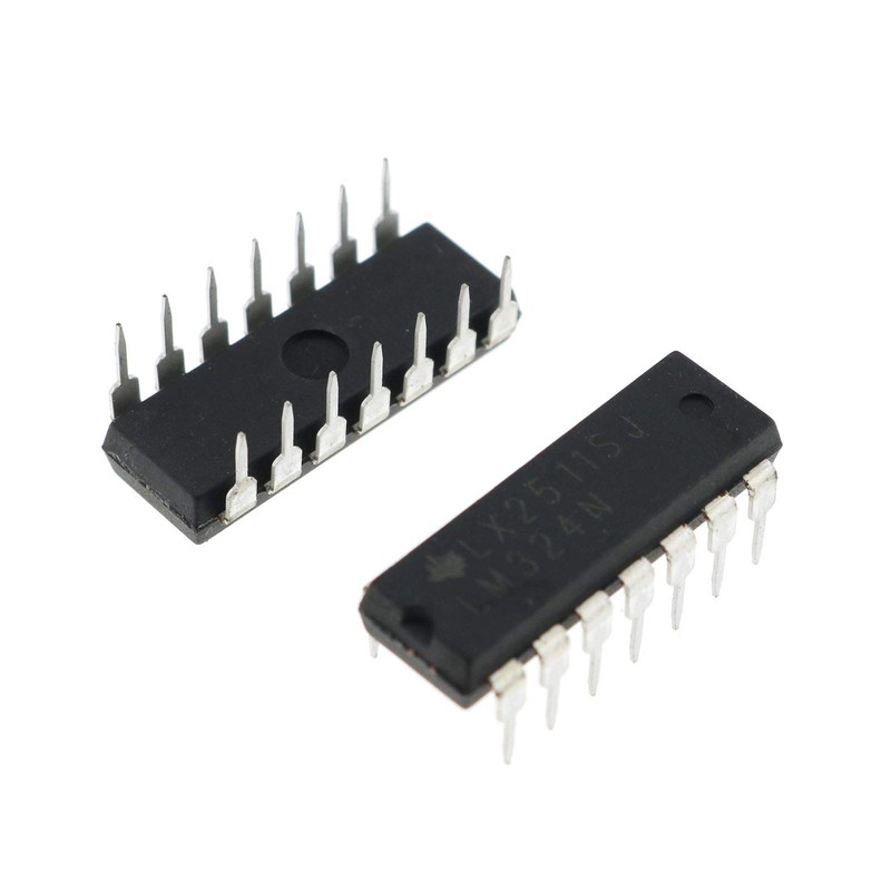 E-outstanding LM324N Quad Op-Amp 10PCS LM324 DIP14 Quadruple Operational Amplifier