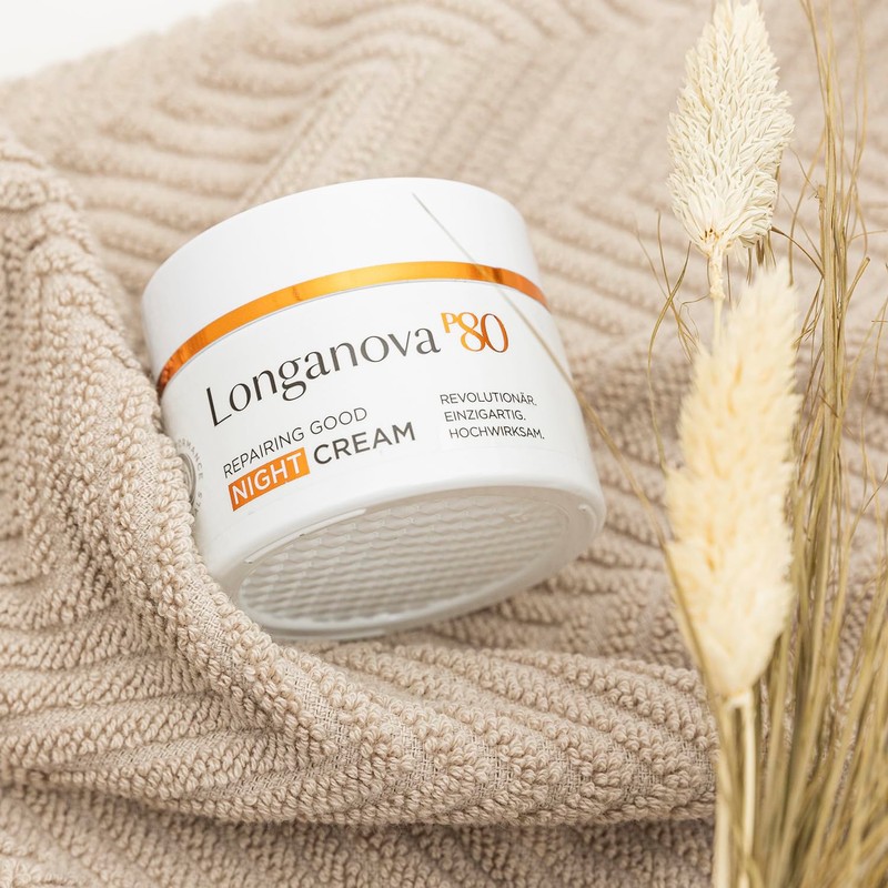 Longanova P80 Reparing Good Night Cream - Firming Anti-Ageing Night