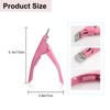 DOETYD Nail Cutter Clippers for False Acrylic Nails Nail Edge