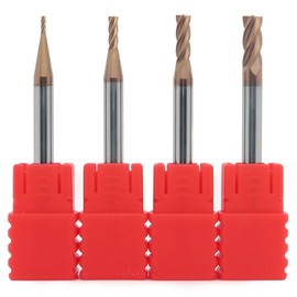 Tommy Global TG6044 0.2 inch (6 mm) Shaft Carbide End Mill Starter Set [Square]