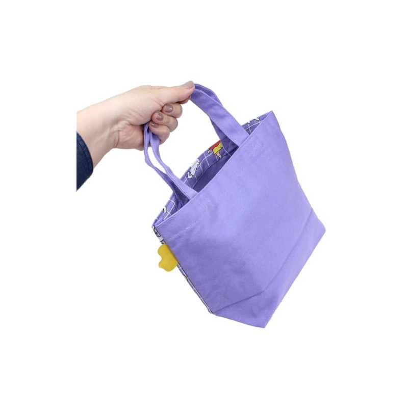 Crayon Shin-chan Lunch Bag with Color Gusset/Trio Check