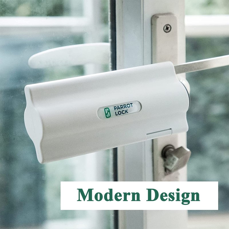 French Patio Door Security Lock for Straight Double Hinged Swing