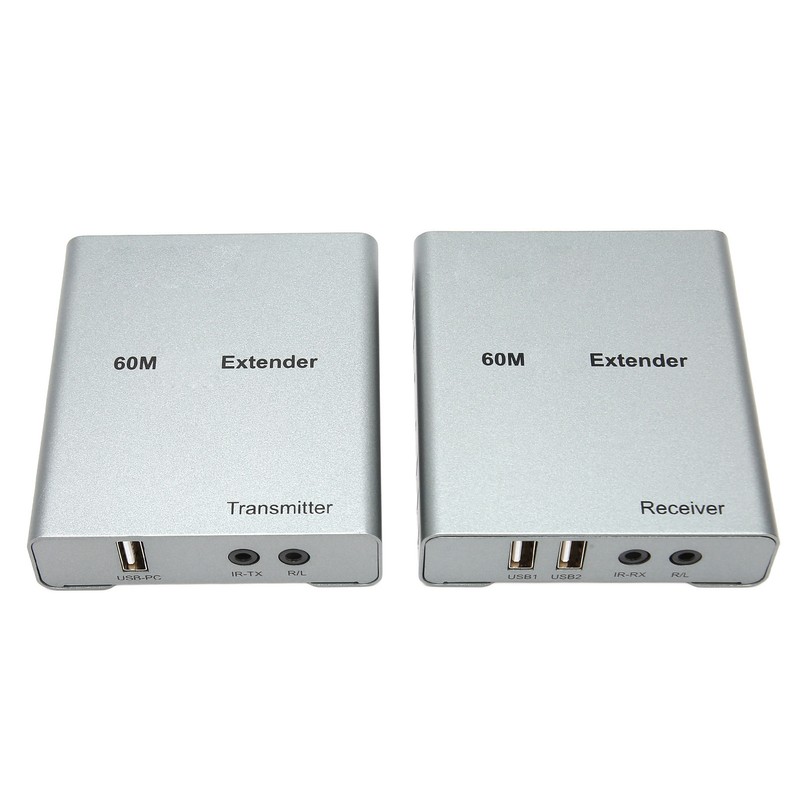 HD Multimedia Interface KVM USB Extender Over Cat5e/6 1080P HD