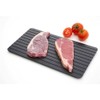 9.06×6.50‑Inch Defrosting Tray,Non‑Stick Thaw Board for Small‑Portion Food