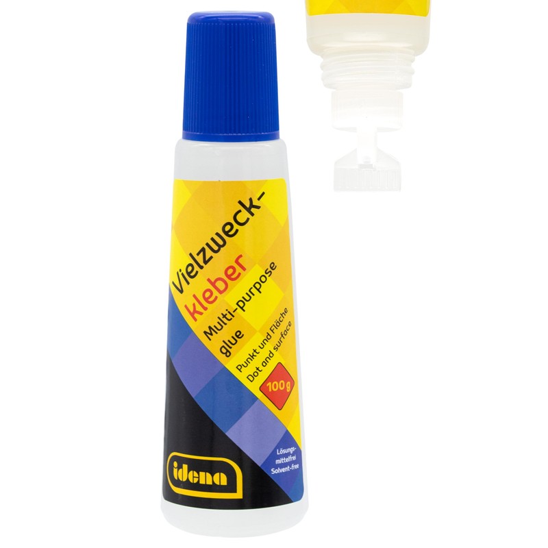 Idena 634136 - Colla multiuso, 100 g, flacone