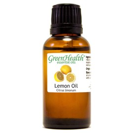 1oz Essential Oil (100% Pure & Uncut) - Greenhealth (Lemon)