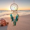 Dream Catcher Handmade Turquoise Dreamcatcher with Feathers Wall Hanging Decorations