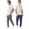 TEX2FIT 2-Pack Men's Active Fleece Joggers with Side Pockets, Jogging