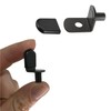 Baoswi 40 Pack Black 6mm Shelf pins, Glass Supports Furniture