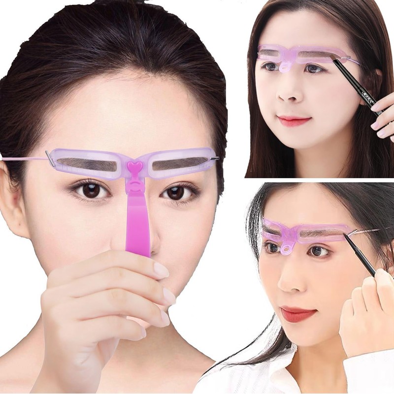 Moeagel Eyebrow Template, Set of 8 Types of Eyebrow Shapes,
