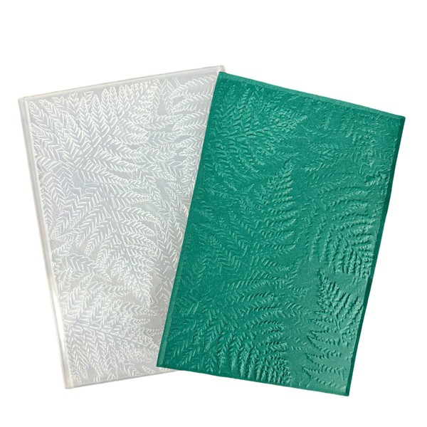 DIYology 3D Fern Leaves Embossing Folders for Card Making, 3