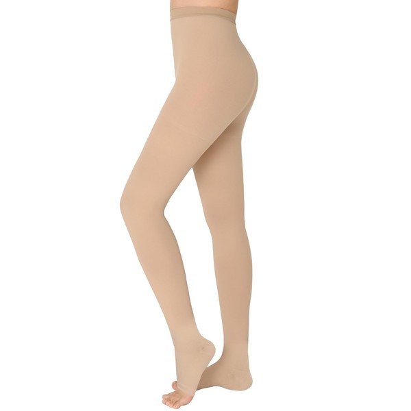Ktinnead - Medias de compresión de 20-30 mmHg para mujer,