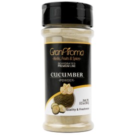 GranAroma Cucumber Powder, Nutrient Rich, Pasta and Soup (3.2 Ounce)