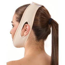 SHAPE CONCEPT Chin Strap for Sleeping 320 with Powernet, Otoplasty Headband, Double Chin Reducer and Ear Correctors