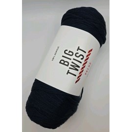 Big Twist Value Yarn Varsity Navy Blue Dye Lot#650110 Weight#4 100% Acrylic 6oz