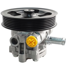 MACAX Power Steering Pump 5105048AB with Pulley Compatible with Dodge Caliber 2007-2012 Jeep Compass Patriot 2007-2017 1.8 2.0 2.4L L4 Replaces 20-2401 96-2401 990-0858 63137N