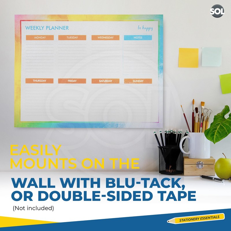 Weekly Planner Pad | 52 Sheets | 27 x 19cm