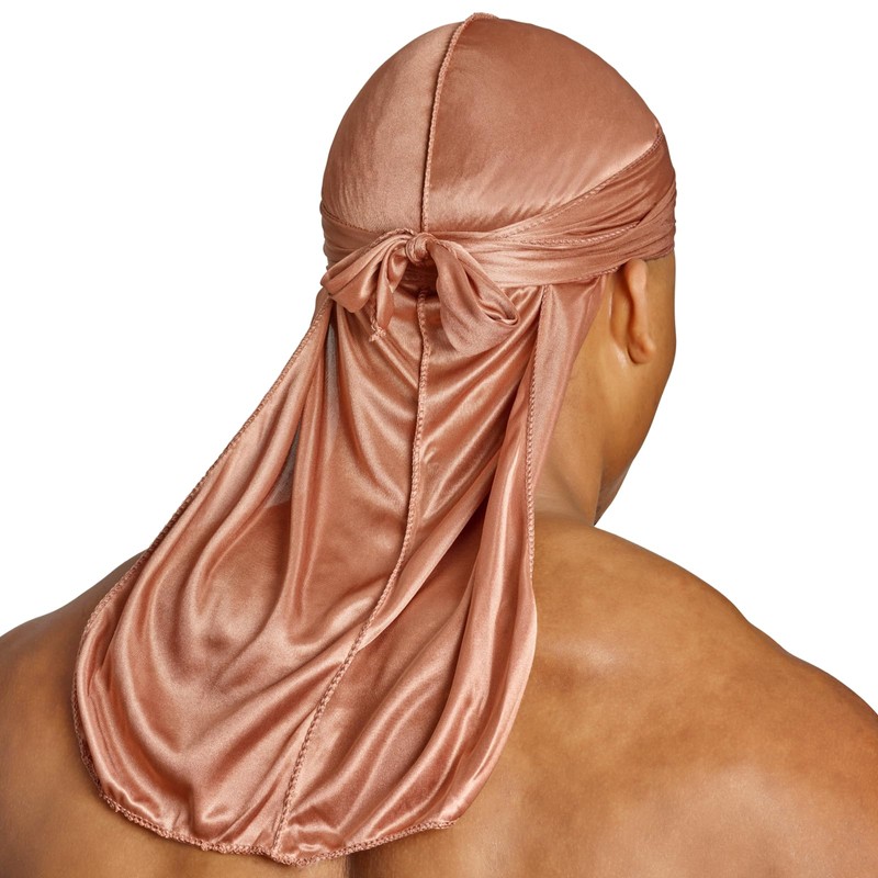 SHYNE Silky Durag - Bronze | Perfect for Waves, Braids