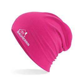 huuraa Beanie Mini Builder Gift Unisex Hat Mini Builder Gift Idea, fuchsia, Unit size