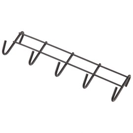 Iris Ohyama MPA-5F Mesh Panel Hooks, 5 Rows, Black