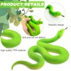 GZLCEU 3 Piece Rubber Snake Set, Simulation Snake Set Includes
