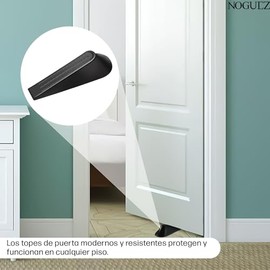 Noguez. 4 Pack de Topes de Puerta Antideslizantes, Cuñas de Goma para Detener Puertas, Topes Antiderrapantes, Door Stoper.