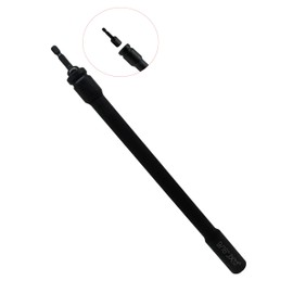 JXHONG 9/16" Hollow Socket, 12" Length, 1/2" Drive or 1/4" Hex Shank, 6-Point, for Long Threaded Rod/Bolts/Studs，Heat Treated Cr-Mo Alloy Steel