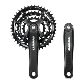 SRAM S600 Crankset - 3 x 8-speed, 175mm x 42-32-22T, Square Taper, Black
