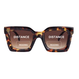 SKYWAY Pack of 2 Bifocal Reading Sunglasses for Women Men, Classic Retro Bifocal Sunglasses with Spring Hinges, UV400 Protection, Tortoiseshell