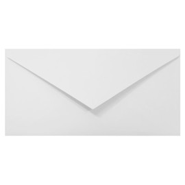 Netuno 100 Envelopes White DIN Long 110 x 220 mm 100 g Paper Envelopes Pointed Flap without Window White Envelopes Paper Business Envelopes DL