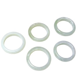 oasymala Unique Stone Rings – Handcrafted Fashion Jewelry for Mindful Living and Personal Style (Celadon Jade)