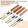 Colarr 12 Pack Woodturning Pen Kit Twist Ballpoint Pen Kit