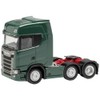 Herpa - Scania CS 20 HD 6x2 Tractor, Moss Green,