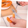 Ipetboom 3pcs Seafood Eating Tools Set Zinc Alloy Crab Clip