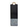 Mud Pie Black Wood Marble Board; 8" x 26"