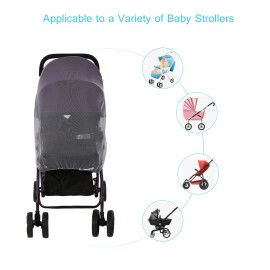 Unbranded Lovely Baby Stroller Pushchair Mosquito Insect Net Safe Mesh Pram Protector EDOI