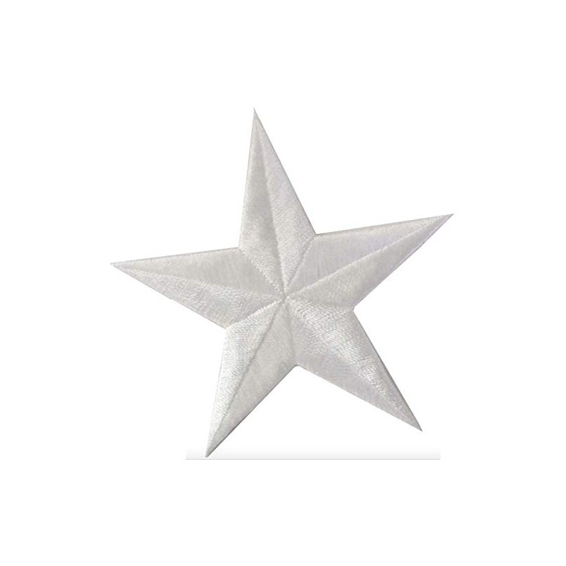 ETDesign #E02197 Embroidery Iron On Star Applique Patch - 3"