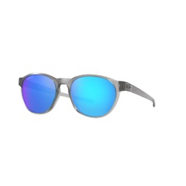 Oakley Man Sunglasses Matte Grey Ink Frame, Prizm Sapphire Lenses, 54MM