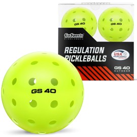 GoSports GS 40 Pickleball Balls - 4 Pack of Regulation USAPA Pickleballs