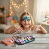 Maquillaje Artístico 12 Arcoíris Pinta Cara Pincel Base Agua