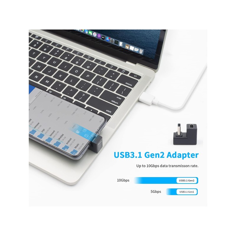 Equip 133476 USB-C U Plug Adapter 10Gbps PD 100W (Pack