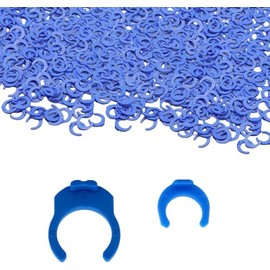 100 PCS 3/8 inch Locking Clips Reverse Osmosis Clip ro Water line Clips Blue Clip for Locking Quick Connect Fittings for RO Reverse Osmosis Water Filter Fittings (3/8 inch)