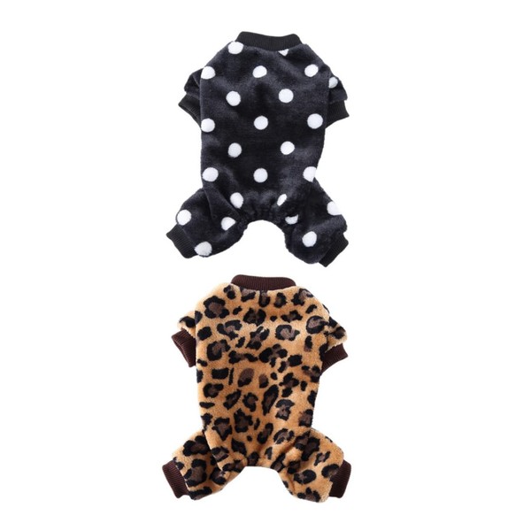 Sosoport 2pcs Pet Pajamas Warm Pet Clothing Cooling Vest for