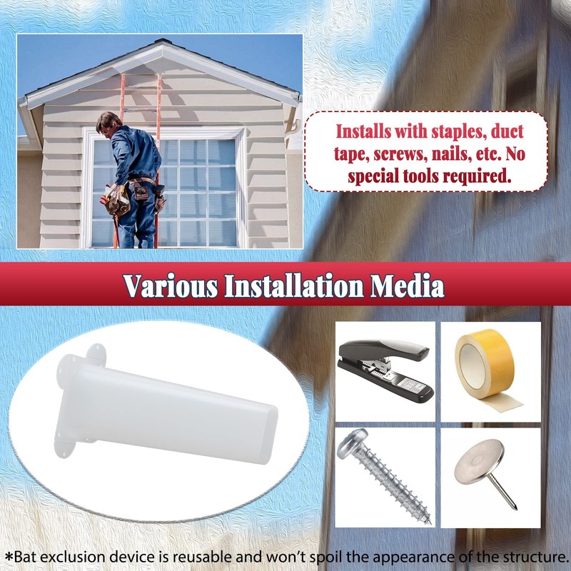 Bat Reusable Exclusion, Bat Cone Excluder Removal Tool, One Way