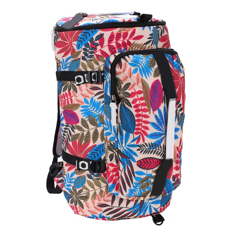 Printed Backpack Polyester Large Capacity Multifunctional Outdoor Leisure Travel BagColor