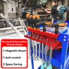MUTUACTOR Magnetic Wrench Holder Heavy Duty,Anti-scratch Magnetic Mount Screwdriver Holders,